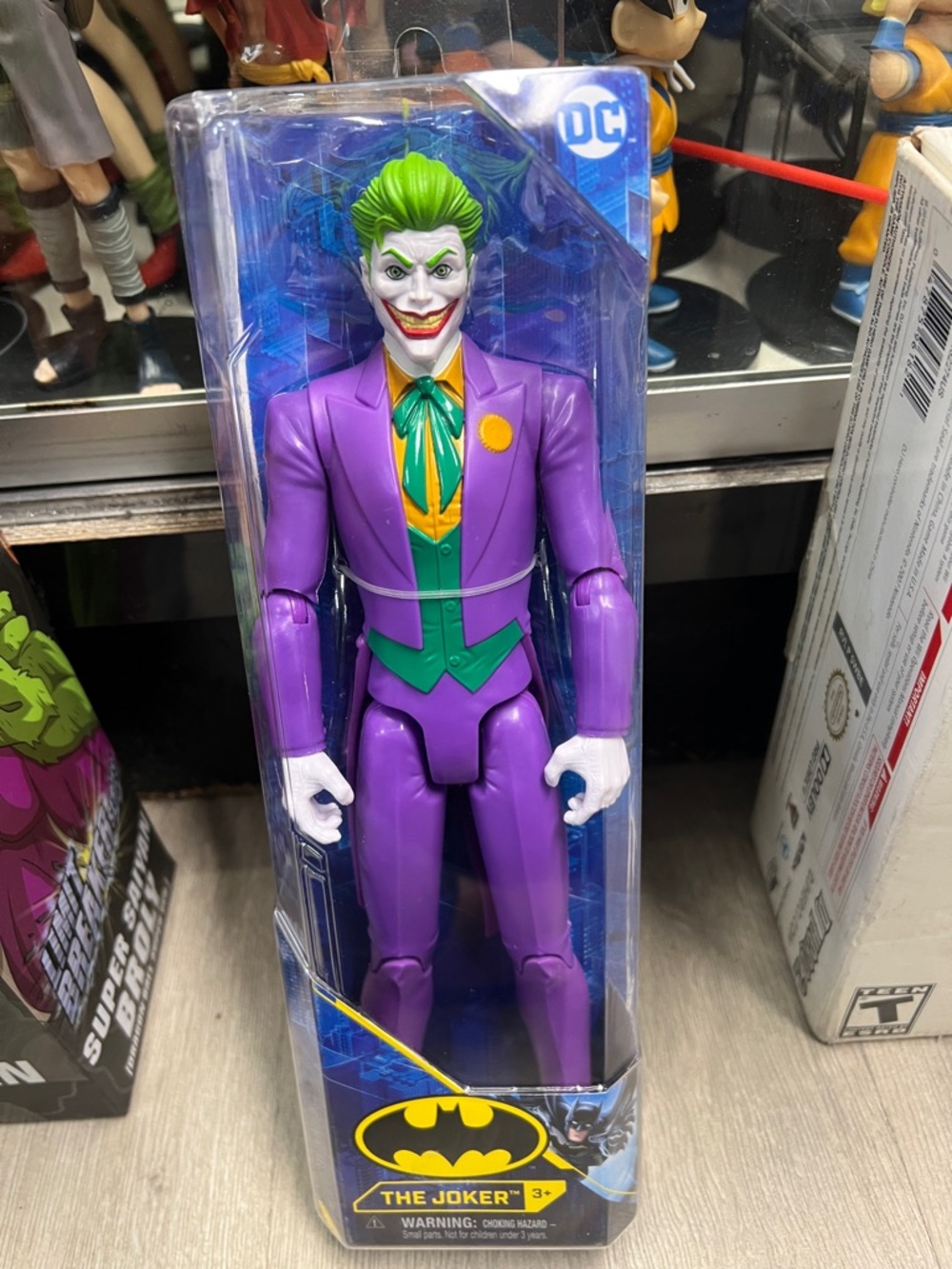 DC Joker Action Figure - Purple, Green & White